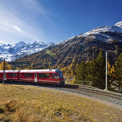 Führerstandfahrt in RhB-Lok, als Geschenk für Bahnfreunde