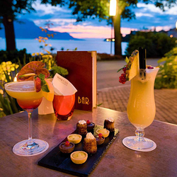 Menu 3 plats & amuse-bouche, repas pour 2 personnes au Café Bellagio à Montreux