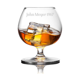 Cognacglas, mit Gravur