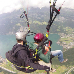 Gleitschirm Tandemflug, für 1 Person