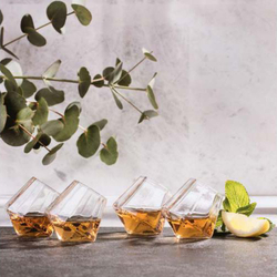 Diamond Shot Gläser  , 4-teiliges Set