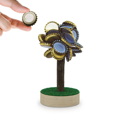 Bierbaum, aus Bierdeckeln