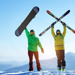 Tiefschnee Freeriden, Ski & Snowboard