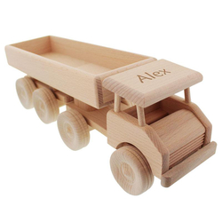 Semi-remorque en bois, personnalisable