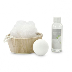 Set bien-être "White in Balance", 4 pièces