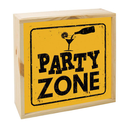 Lightbox Party Zone, 25 x 25 cm