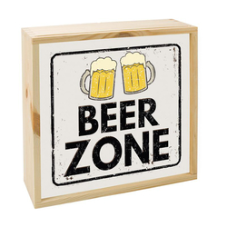 Lightbox Beer Zone    , 25 x 25 cm