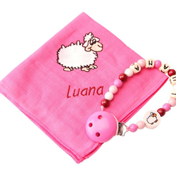 Patte et attache-lolette, personnalisable