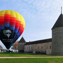 Vol en montgolfière & fondue, Pour 2 personnes, avec fondue au fromage à choix