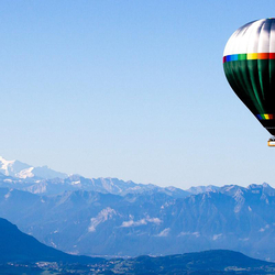 Vol en montgolfière, Plateau romand