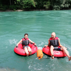 River Tubing, 3 Stunden auf der Aare, 2 Personen