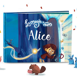 Livre pour enfant personnalisé, La magie de mon nom