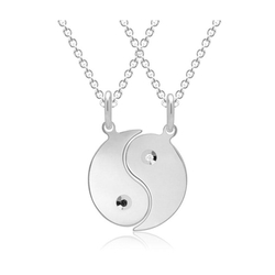 925er Paarketten Yin-Yang, mit Gravur