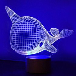 3D Nachtlicht, Narwal