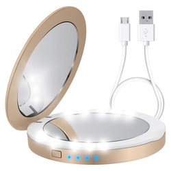Batterie de secours LED, Miroir à make-up