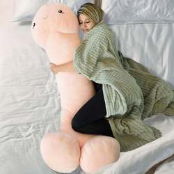 Coussin pénis XL, 100 cm - blanc