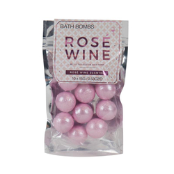 Rose Wein Badebomben, Mit Glitter Effekt