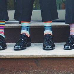 Abonnement de chaussettes, Livraison de chaussettes colorées, 12 mois, pour 1 personne