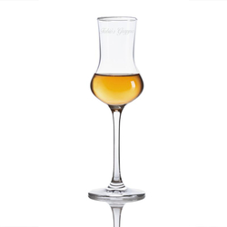 Grappaglas Versailles, mit Gravur