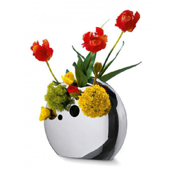 Moon Vase, aus Edelstahl