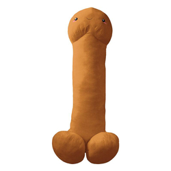 Penis Kissen XL, 100 cm - braun