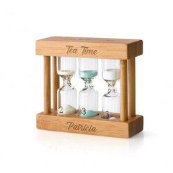 Tee-Sanduhr 3 in 1, mit Gravur
