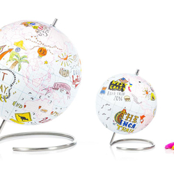 Globe Journal mini, bemale deine Ziele