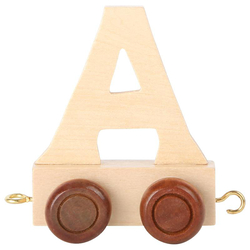 Buchstabenzug "A", aus Holz