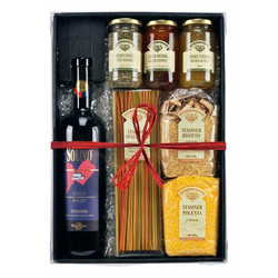 Geschenkset Tessin, mit Tessiner Delikatessen