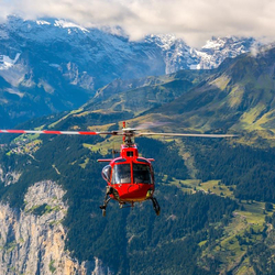 Vol au-dessus du Glacier 3000, et dégustation d'une fondue pour 2 personnes
