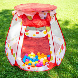 Tente de jeu, balles de piscine, colorées