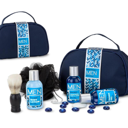 Set cadeau Wellness pour homme, avec blaireau et éponge