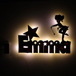 Nachtlicht „Magic Fairy“, mit Gravur