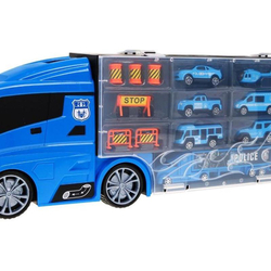 Polizeitruck, inkl. Autos 