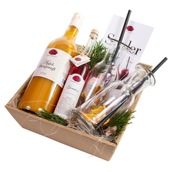 Geschenkkorb, Erfrischende Drinks von Gourmet Berner