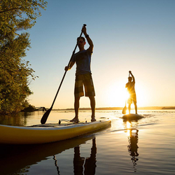 Scoperta dello Stand Up Paddle, sull'Aare con picnic e bevande incluse | 2 pers.
