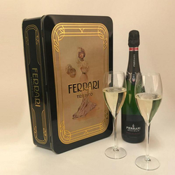 Premium Geschenkset, Ferrari Maximum & edle Grand cru Gläser