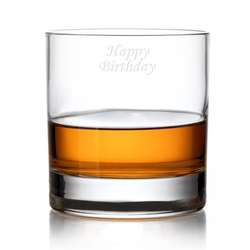 Whiskyglas, mit Gravur