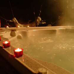 Loveroom en montagne, Avec repas du soir aux chandelles