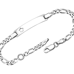 Bracelet étoile, avec gravure