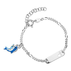 Kinderarmband Delfin, mit Namensgravur