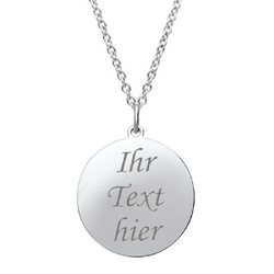 Edelstahlkette Luna, mit Gravur