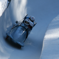 Faire du bobsleigh, à St Moritz