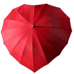 Herz Regenschirm, Personalisierbar
