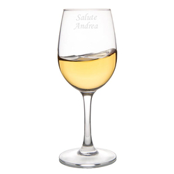 Weissweinglas, mit Gravur - 35cl