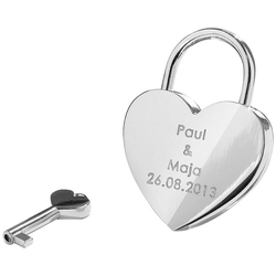 Cadenas d'amour grande taille, avec gravure
