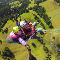Vol en Parapente Biplace, Grand vol - Région de la Gruyère