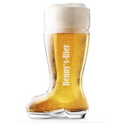 Bierstiefel 1 Liter, Personalisierbar