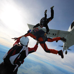 Fallschirm Erstabsprung, Schnupperkurs Solo-Sprung Freitag